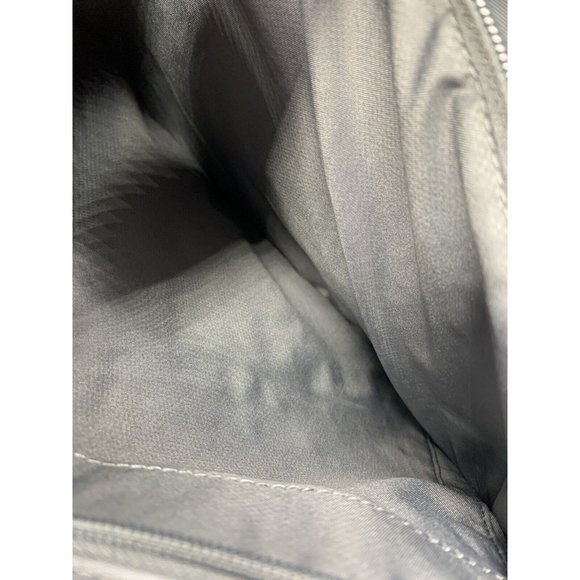 TUMI Nylon Tote Bag Laptop Travel Bag Gray Double Handles Zip Pockets Women's L - Picture 13 of 13